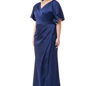 JS Collection Navy Gown 16W NWT